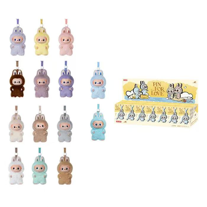 POP MART THE MONSTERS Labubu Pin for Love Series-VinylPlush Pendant Blind Box