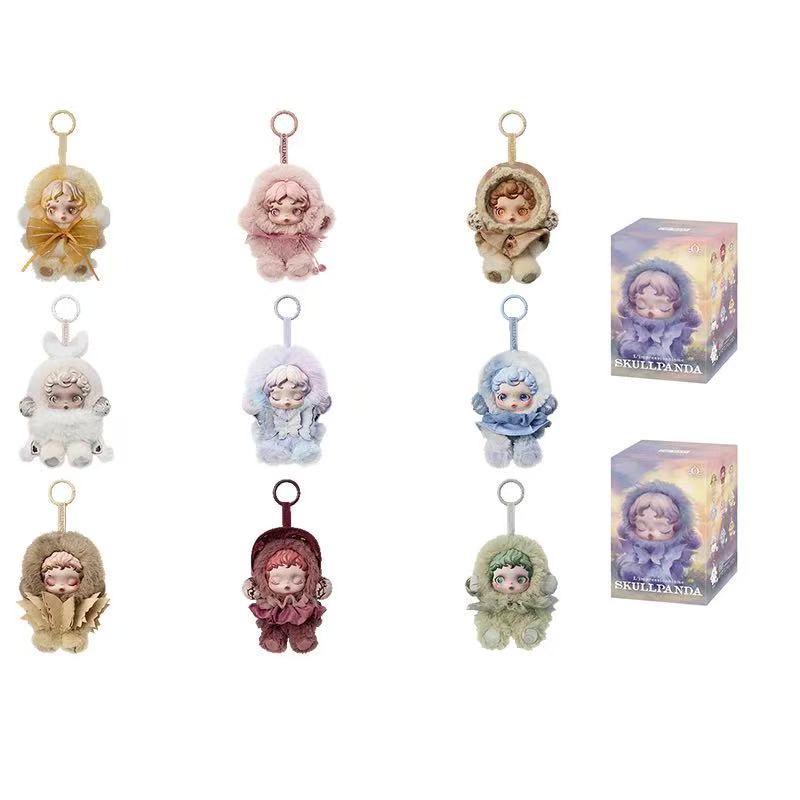 POP MART Skullpanda Light Weaving Garden Collection Plush Doll Pendant Mystery Boxes